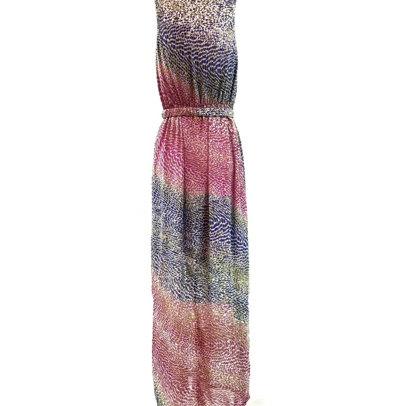 Anthropologie Charlie Jade Charlotte Metallic Maxi - Picture 3 of 8